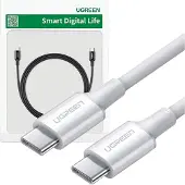 UGREEN USB Typ C (Stecker) auf Typ C (Stecker) Kabel 1m Weiß (US300)