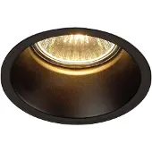 SLV Horn Einbaustrahler GU10, matt schwarz