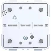 Hager WAC1010 Tastenmodul vernetzbar, 1fach, 230 V, für UP Einsatz und Aufsatz A.x/C.x