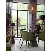 Light & Living Light&living Hanglamp Ø50x60 cm PLUMERIA donker groen