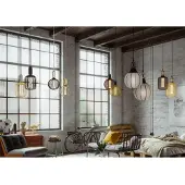 Searchlight LED-Leuchtmittel Globe, gold, E27, 3,5 W, 1.800 K, dimmbar