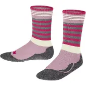 Falke Active Frog Kinder Socken, 31-34, Rosa, Streifen, Wolle