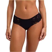 Falke Damen Slip Delicate Touch, XL, Schwarz, Uni,Struktur