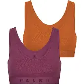 Falke Damen Bustier Daily Comfort, M, Mehrfarbig, Uni, Baumwolle