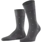 Falke Dot Herren Socken, 39-42, Grau, Punkte, Baumwolle