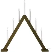 Markslöjd Ariele Adventskerzenständer, dunkelbraun, 54 cm