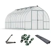 Palram - Canopia Aluminiumgewächshaus Bella 820 SparSet Silber 601x244x219 cm