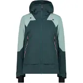 CMP Woman Ski Jacket FIX Hood trek green (F520) 34