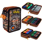 CoolPack Jumper 3 Dreifach-Federmäppchen mit BADGES-Ausstattung