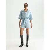 Scotch & Soda Ufn01453f Kurzer Overall Mit Kurzen Ärmeln