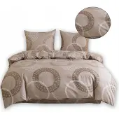 Cotton World Baumwolle world AML 3048 Bettwäsche-Set 160x200cm 3D-Muster