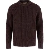 Fjällräven övik Waffle Knit M black oak (294) XS