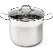 Florina GASTRO 11l Edelstahl Gastronomie Topf / Kochtopf mit Deckel