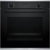 Bosch HBA234BB3 - Serie 4 Backofen mit 5 Jahre Garantie, Schwarz, 3D Heissluft, 60 x 60 cm