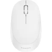 Philips SPK7407W/00, Beidhändig, Optisch, RF Wireless + Bluetooth, 1600 DPI, Weiß