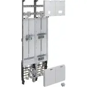 Hager ZK52U5NT Komplettfeld, universZ, 1350x500mm, 3-P., 3ZP, 10 mm2, mit Trennfkt.