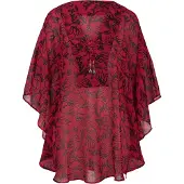 Bonprix Longtunika aus Chiffon, weiter kastiger Schnitt
