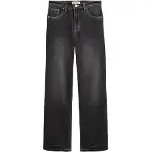 Bonprix Weite Jeans loose fit Passform, hoher Bund, aus überwiegend Baumwolle