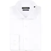 Steppin' Out Hemd Slim-Fit Twill Weiß