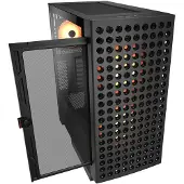 Cougar Airface ECO RGB, Midi-Tower, ohne Netzteil, USB/Audio, ATX, 1x USB-C 3.2 Gen 2, 2x USB 3.0, schwarz