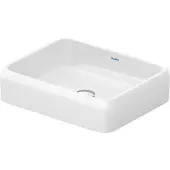 Duravit Aufsatzwaschtisch Qatego 50x40cm, o Ü, o. Hahnloch-/bank, we. hgl