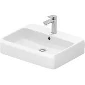 Duravit Aufsatzwaschtisch Qatego 60x47cm, we. hgl, m Hahnl., ÜL, Hahnloch