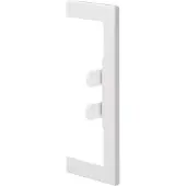 Hager BR65170W9016 Wandanschlussblende zu BR/H/N/A/S 68x170mm OT 80mm aus Stahlblech verkehrsweiß
