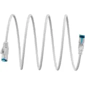 Goobay Ultraflexibles CAT 6A Patchkabel S/FTP (PiMF), weiß