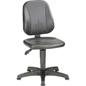 BIMOS Arbeitsdrehstuhl Unitec mit Gleitern Kunstleder Sitz-Höhe 440-620mm - 9650- 551