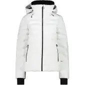 CMP Woman Ski Ski Jacket FIX Hood bianco (A001) 48