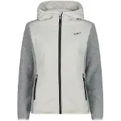 CMP Damen Jacke Jacket Hybrid FIX Hood Weiß 34