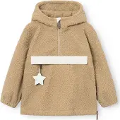 Mini A Ture Matarman Sherpa anorak. GRS travertine beige (0341) 122