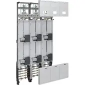 Hager ZL53W8NT Komplettfeld, universZ, 1350x750mm, 3-P., 6ZP, 10 mm2, mit Trennfkt.
