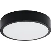 Sollux Plafond ONYX 30 schwarz LED 3000K 1xLED 23W Aluminium 6x30x30cm