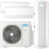 Olimpia Splendid Multisplit Klimaanlage | Nexya All-In-One | 2x2,6kW |Warmwasser