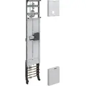 Hager ZH53W1NT Komplettfeld, universZ, 1350x250mm, 3-P., 1ZP, 10 mm2, mit Trennfkt.