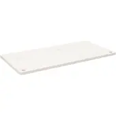 vidaXL Schreibtischplatte Weiß 110x55x2,5 cm Massivholz Kiefer