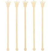Papstar 1000 Getränke-Quirle, Bambus pure 20 cm Crown