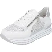 Remonte Sneaker in weiss/weiss kombi, Gr. 43