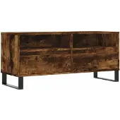 vidaXL TV-Schrank Räuchereiche 100x34,5x44,5 cm Holzwerkstoff