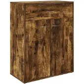 vidaXL Sideboard Räuchereiche 60x30x75 cm Holzwerkstoff