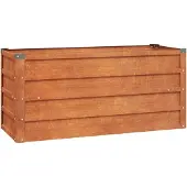 VD Home Furnishing Hochbeet Rostig 100x40x45 cm Cortenstahl
