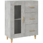 vidaXL Sideboard Betongrau 69,5x34x90 cm Holzwerkstoff