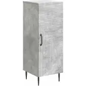 vidaXL Sideboard Betongrau 33 x 34,5 x 89,5 cm Holzwerkstoff