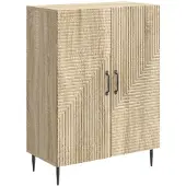 vidaXL Sideboard Sonoma-Eiche 66 x 34,5 x 89,5 cm Holzwerkstoff