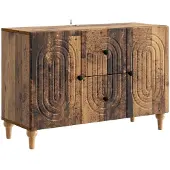 vidaXL TV-Schränk Altholz 89 x 34,5 x 60 cm Holzwerkstoff