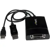 StarTech.com .com DisplayPort auf Dual Link DVI Aktiv Konverter mit Stromversorgung über USB, 0,37 m, DisplayPort, DVI-D, Männlich, Weiblich, Gerade