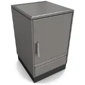 Glutos Küchenherd HH 02 G | metallic| Scharnier rechts | 5,5 kW