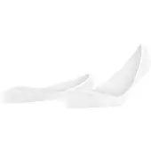 Falke Step Medium Cut Damen Füßlinge, 37-38, Weiß, Uni, Baumwolle