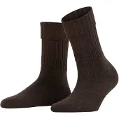 Falke Socken Damen Striggings Rib Boot Dark Brown-Schuhgröße 39 - 42